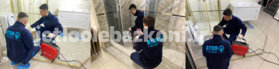 بازکردن تمامی لوله های فاضلاب به صورت شبانه روزی
