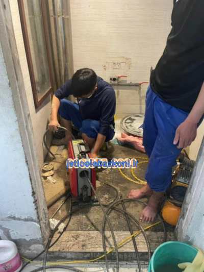 بازگردن لوله های سفت و سیمانی با بروز ترین تجهیزات