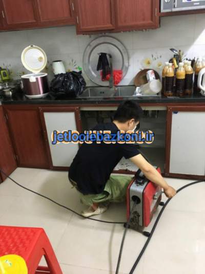 لوله بازکنی در ازگل با رعایت پروتکل های بهداشتی