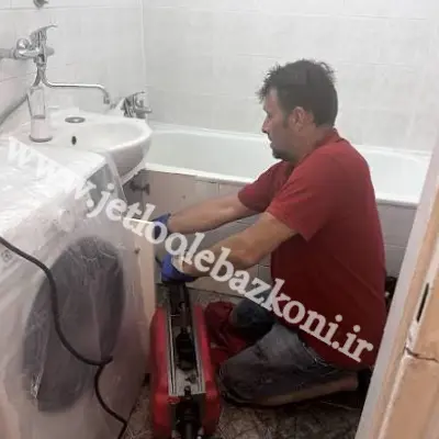 لوله بازکنی در نادری اهواز با رعایت پروتکل های بهداشتی