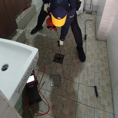 بازکردن لوله در قصر فیروزه تهران بدون کوچکترین کثیفکاری