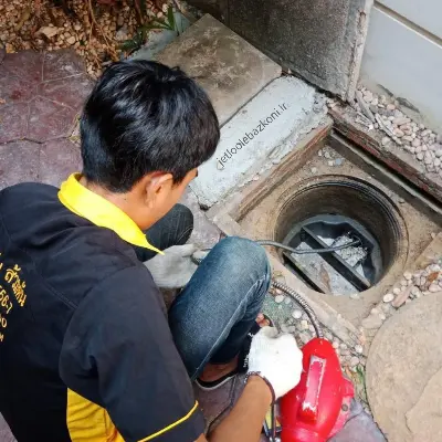 بازکردن لوله در مدائن تهران بدون کوچکترین کثیفکاری