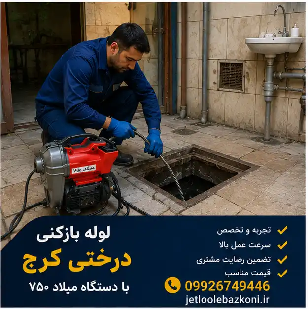 لوله بازکنی درختی کرج